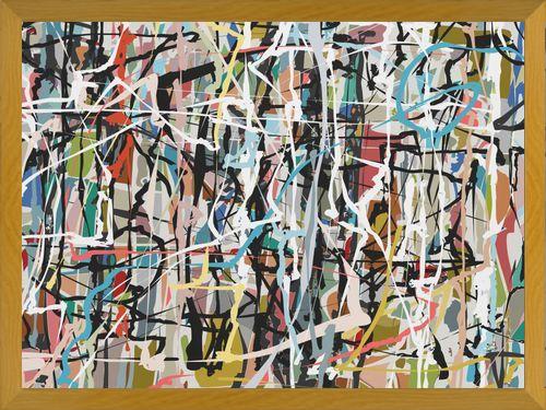 Cuadro Pollock wink 6