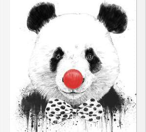 Cuadro Clown Panda