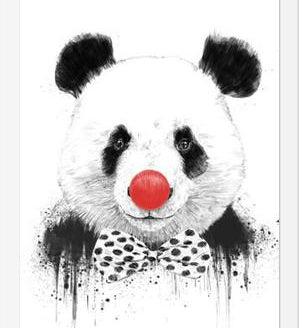 Cuadro Clown Panda