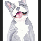 Cuadro Bulldog Frances Gris