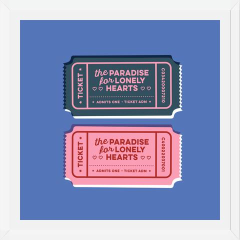 Cuadro Paradise Lonely Hearts Blue