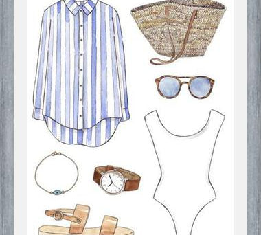 Cuadro BEACH OUTFIT