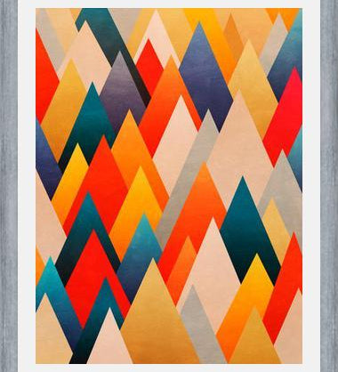 Cuadro Multiple Triangles