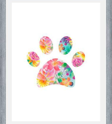 Cuadro Floral Paw