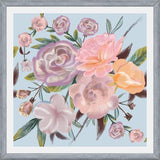 Cuadro Powdery Pastel Hand Drawn Roses Pattern