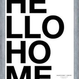 Cuadro Hello Home White