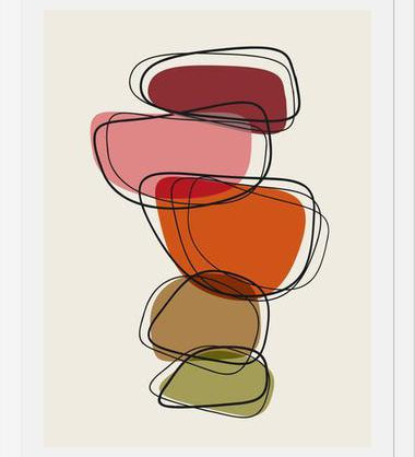 Cuadro Abstract Composition 863