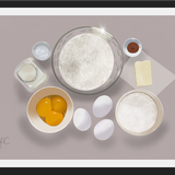 Cuadro Ingredientes de cocina