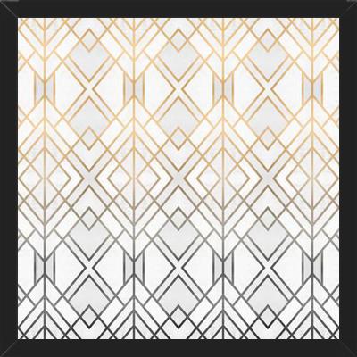 Cuadro Gold And Grey Geo