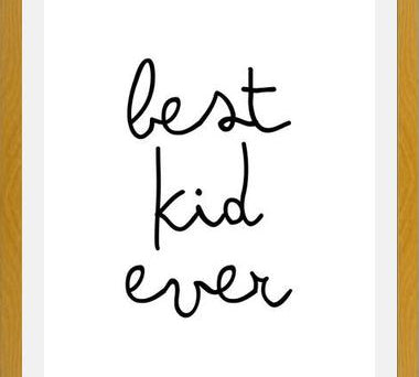 Cuadro Best Kid Ever