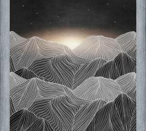 Cuadro Lines in the mountains XIX