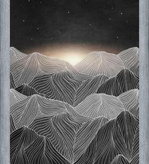 Cuadro Lines in the mountains XIX