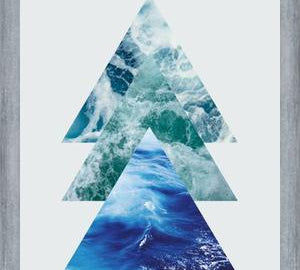 Cuadro Ocean Triangles