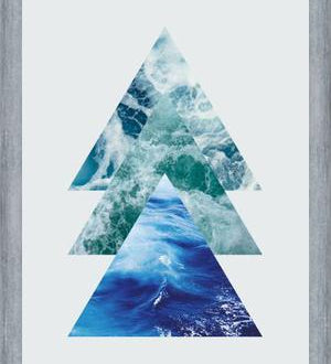 Cuadro Ocean Triangles
