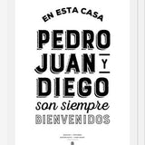 Cuadro Pedro Juan y Diego White