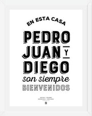 Cuadro Pedro Juan y Diego White