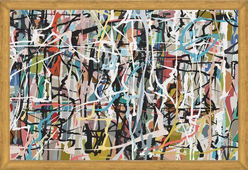 Cuadro Pollock wink 7