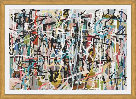 Cuadro Pollock wink 7