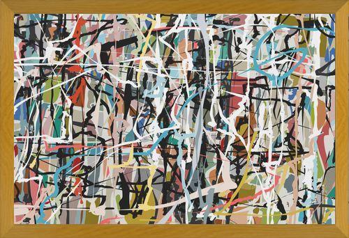 Cuadro Pollock wink 7