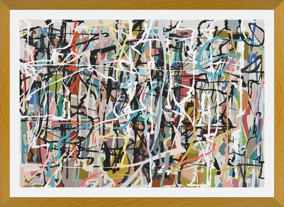 Cuadro Pollock wink 7