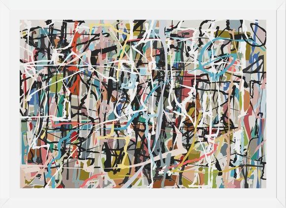 Cuadro Pollock wink 7
