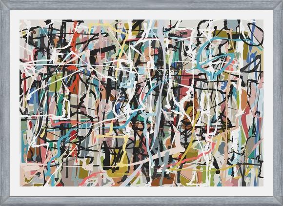 Cuadro Pollock wink 7