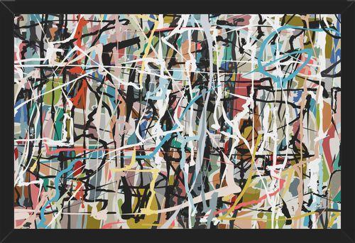 Cuadro Pollock wink 7