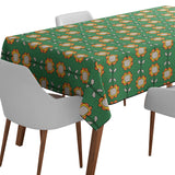 Mantel de Hule Mod flower green
