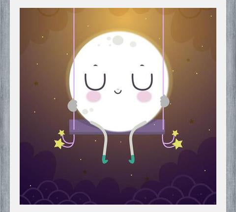 Cuadro Buenas noches dijo la luna