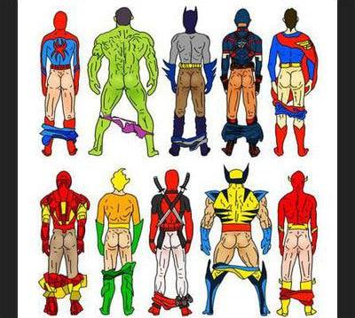Superhero Butts