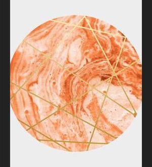 Cuadro Peach Sphere