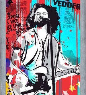 Cuadro Eddie Vedder pop art