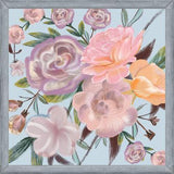 Cuadro Powdery Pastel Hand Drawn Roses Pattern