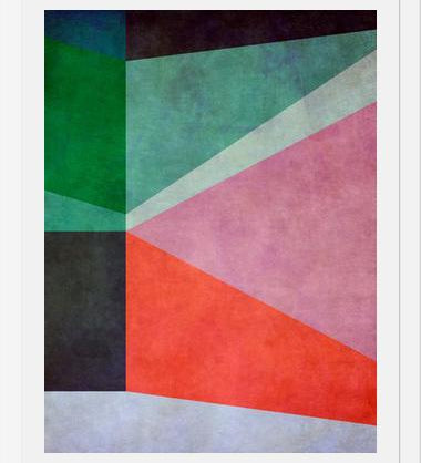 Cuadro Textured Geometric Pattern V