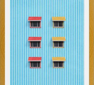 Cuadro Fachada de colores