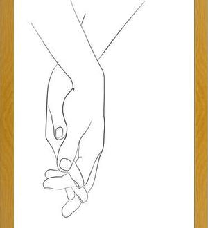 Cuadro Hands series - Walk with me