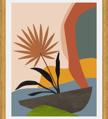 Cuadro Minimal Tropical Scenery 2