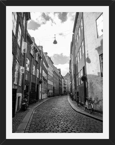 Cuadro Streets of Kopenhagen BW