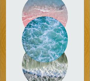 Cuadro Ocean Circles