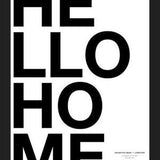 Cuadro Hello Home White