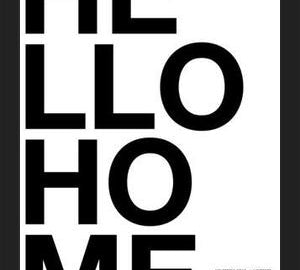 Cuadro Hello Home White