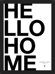 Cuadro Hello Home White
