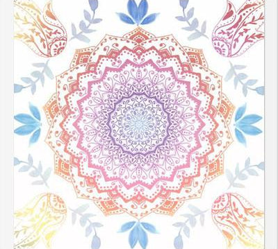 Enmarcado BOHO HAMSA MANDALA