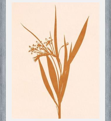 Cuadro Minimal plant - gold
