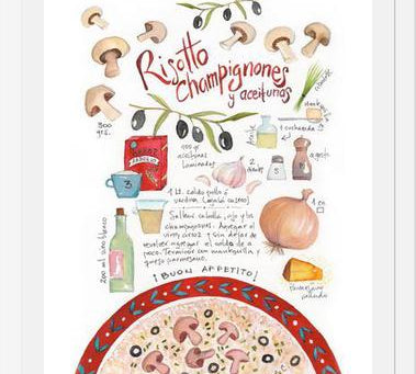 Cuadro Rissotto Champignones