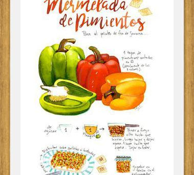 Cuadro Mermelada de Pimientos