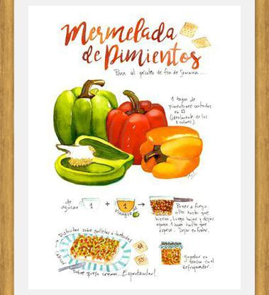 Cuadro Mermelada de Pimientos