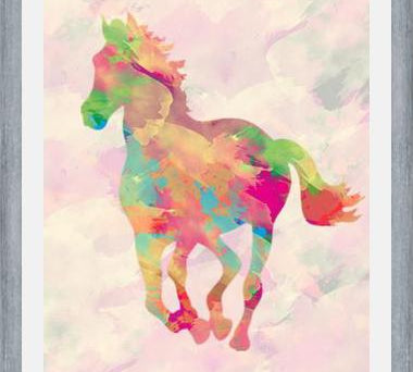 Cuadro Abstract Horse
