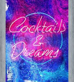 Cuadro NEON COLLECTION - cocktails