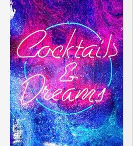Cuadro NEON COLLECTION - cocktails